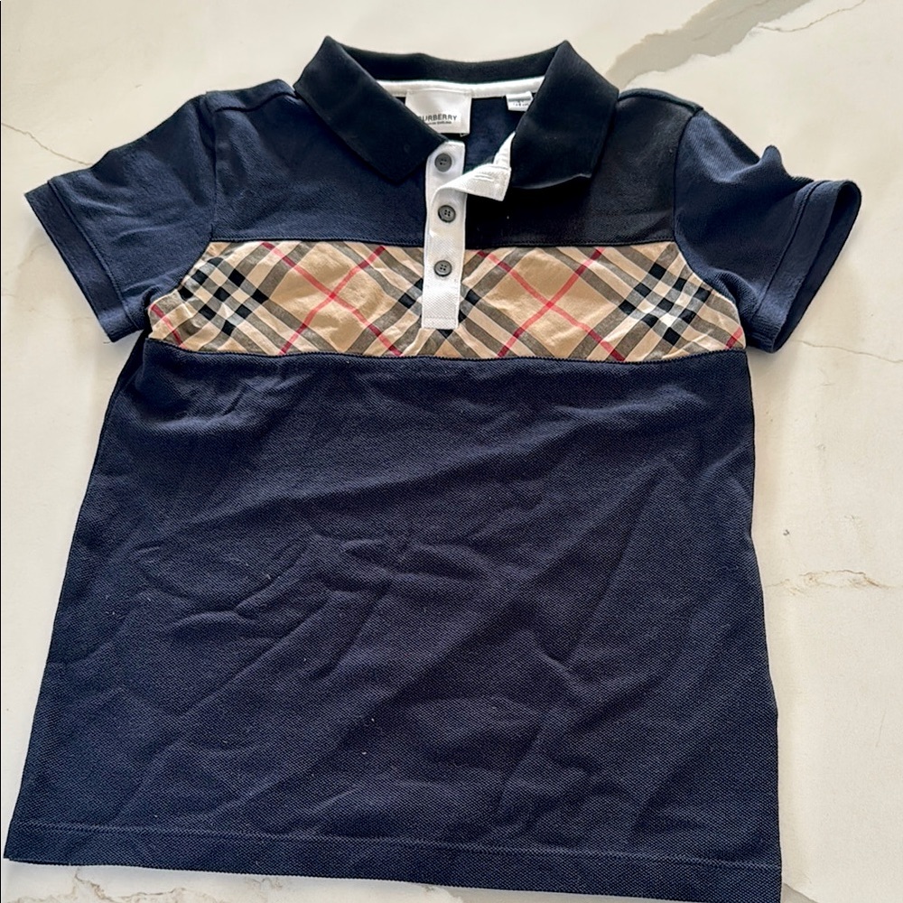 Burberry polo shirt boys